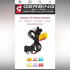 NEW Gerbing 12 V battery harness